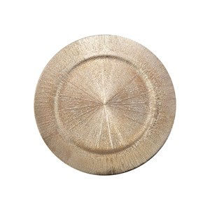 Dessous d'assiette terra doré - lot de 6