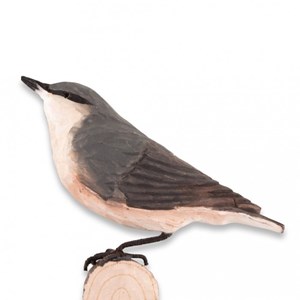 Sittelle torchepot oiseau en bois