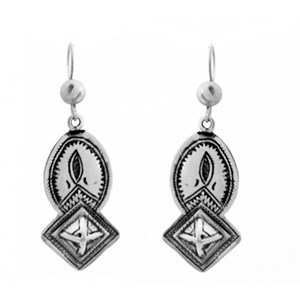 Boucles d'oreilles touareg longues