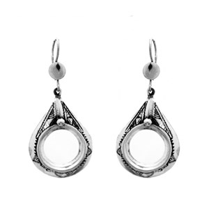 Boucles d'oreille touareg argent