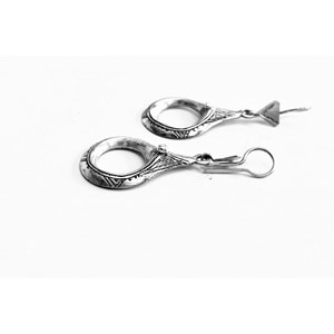 Boucles d'oreille touareg argent