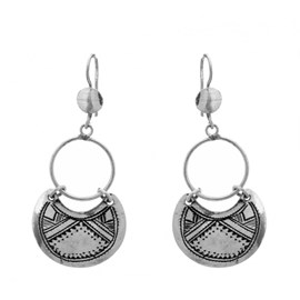 Longue boucle d'oreille touareg ethnique