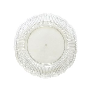 Dessous d'assiette transparent ondule