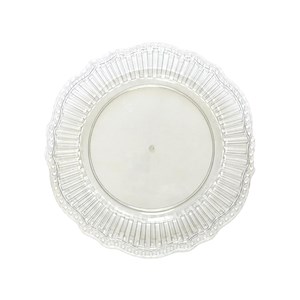 Dessous d'assiette transparent ondule - lot de 6