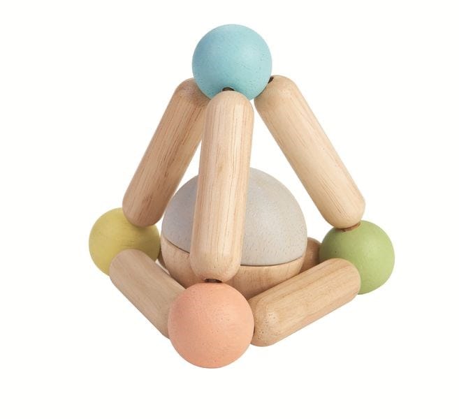Plan Toys - Hochet triangle pastel