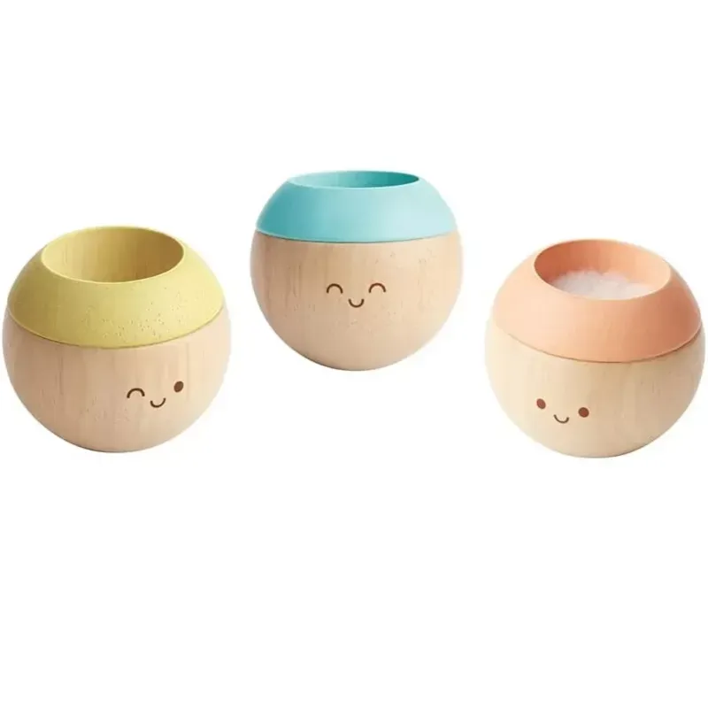 PLAN TOYS  T&ecirc;tes sensorielles pastel