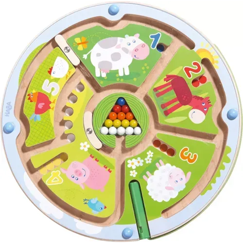 Haba - Jeu magnétique labyrinthe de chiffres