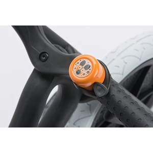 Sonnette draisienne - orange chien sauva