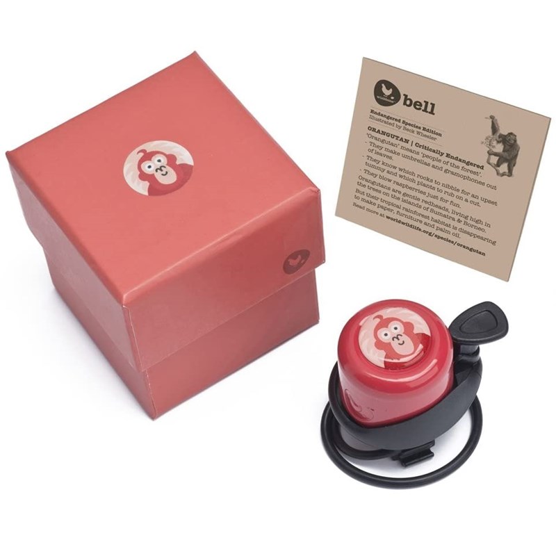 Sonnette draisienne - rouge orang outan