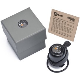 Sonnette draisienne - noir rhino