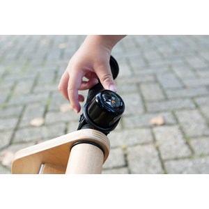 Sonnette draisienne - noir rhino