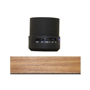 Haut-parleur bluetooth® noir + base