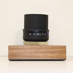 Haut-parleur bluetooth® noir + base