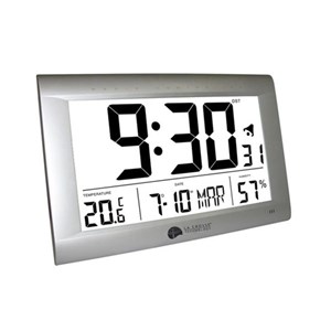 Horloge murale avec température et alarm