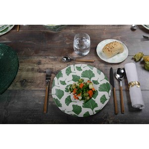 Lot de 4 ronds de serviettes feuilles