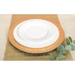 Chemin de table doré