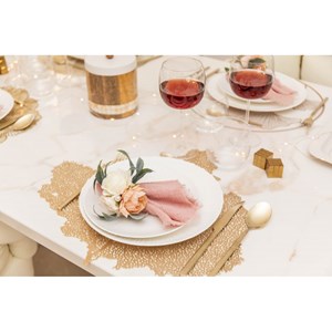 Dessous d\'assiette arbre doré