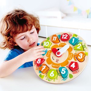 Puzzle horloge enfant hape
