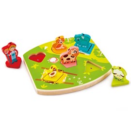 Puzzle sonore animaux ferme hape