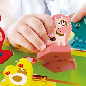 Puzzle sonore animaux ferme hape