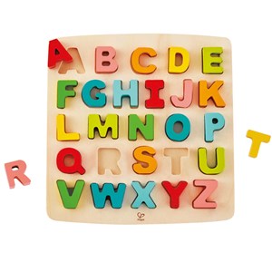 Puzzle alphabet majuscules hape