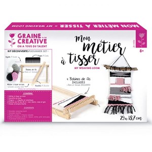 Coffret mon métier à tisser 29 x 18,7 cm
