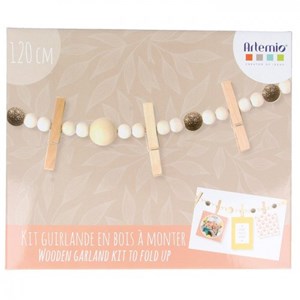 Kit diy guirlande de noël en bois