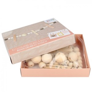 Kit diy guirlande de noël en bois