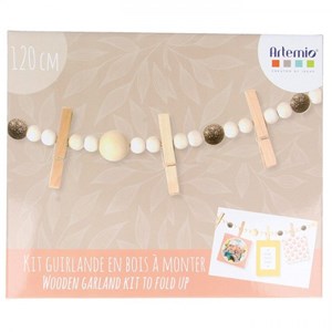 Kit diy guirlande de noël en bois