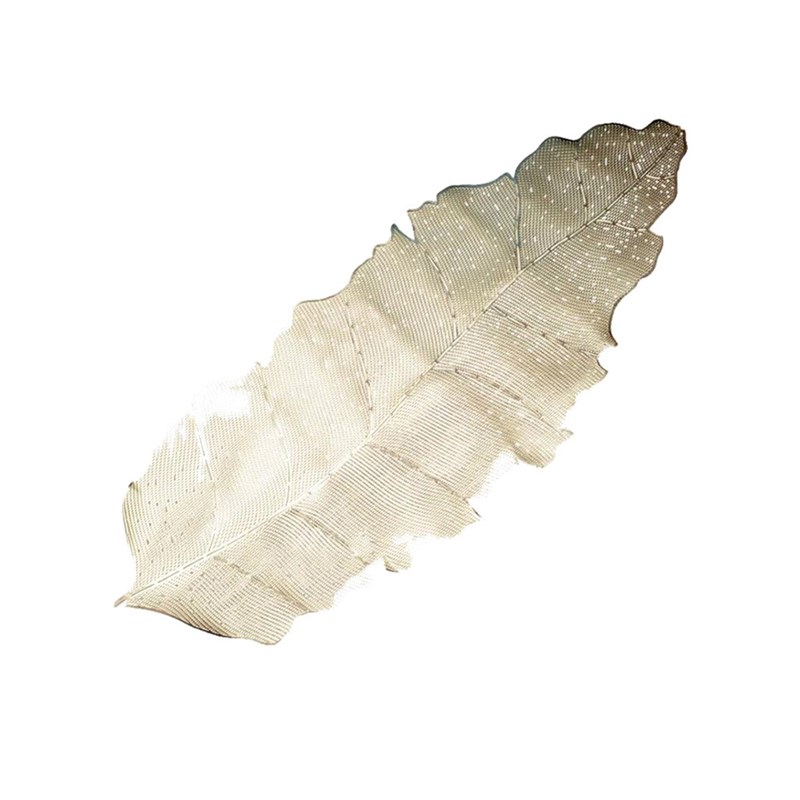 Chemin de table feuille dorée 90x34cm