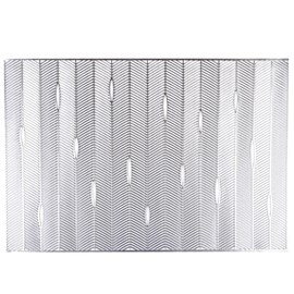 Dessous d'assiette rectangle argent