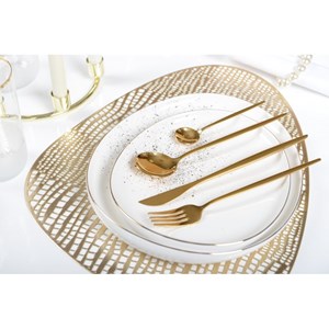 Dessous d\'assiette triangle doré