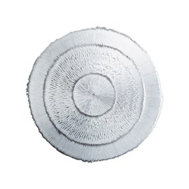 Dessous d'assiette rond argent