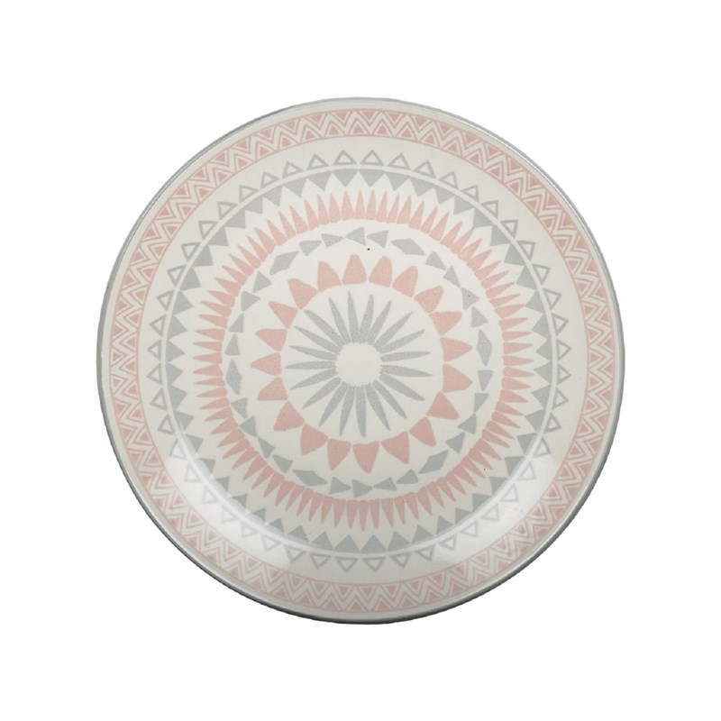 Assiette plate rose - coachella