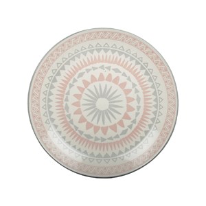 Assiette plate rose - coachella