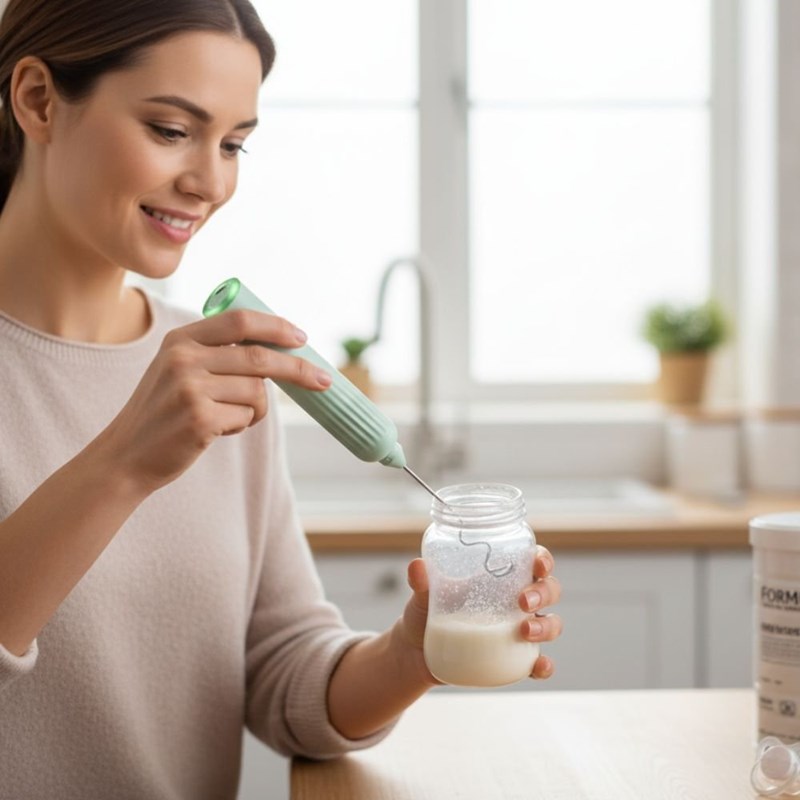 Mélangeur biberon anti-grumeaux