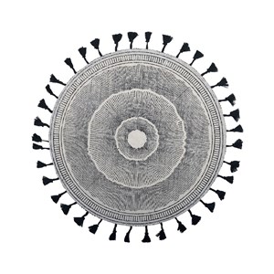 Dessous d'assiette aztèque noir