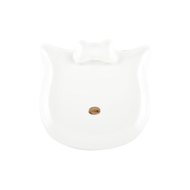 Assiette à dessert chat nez doré