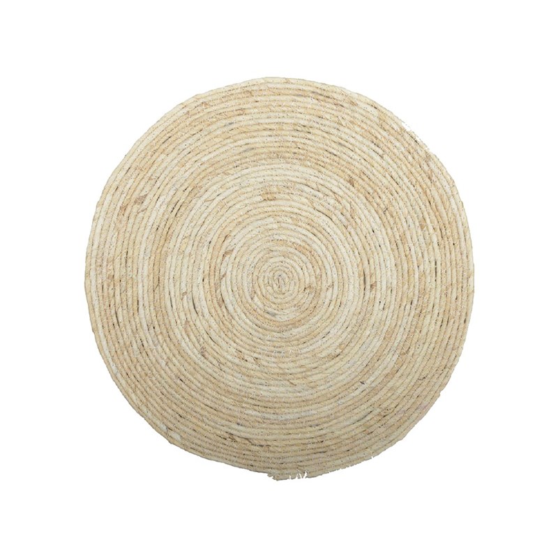 Dessous d'assiette rond en cordage