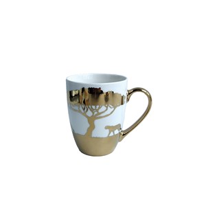 Mugs dorés savane - lot de 4