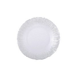 Assiette à dessert flash argent 21cm