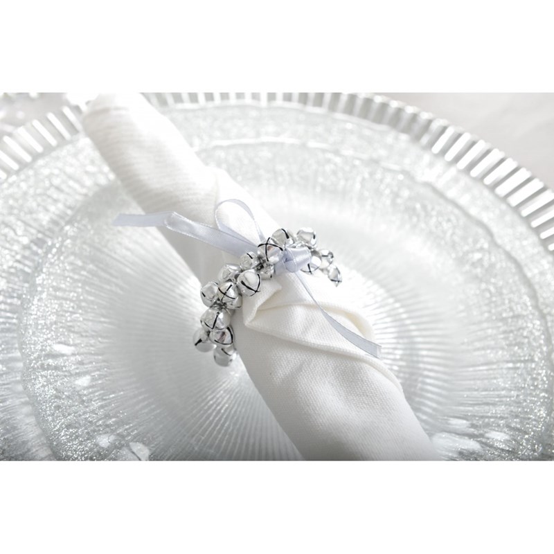 Assiette à dessert flash argent 21cm - lot de 6