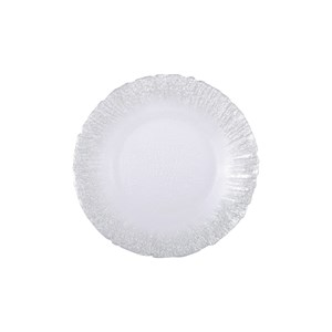 Assiette à dessert flash argent 21cm