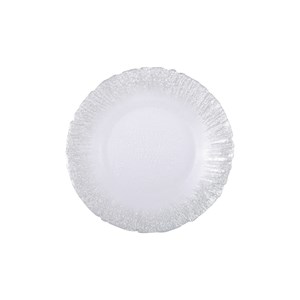 Assiette à dessert flash argent 21cm - lot de 6