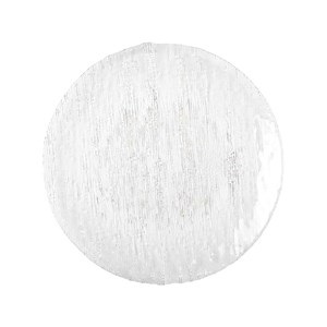 Assiette plate transparente 28cm - lot de 6