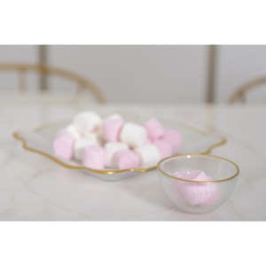 Bol en verre bords dorés  - lot de 6