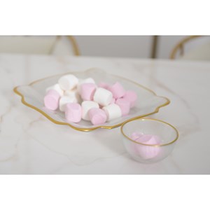 Bol en verre bords dorés  - lot de 6