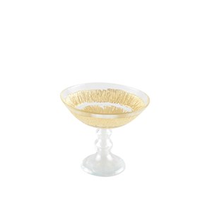 Coupe sur pied dorée - soleil