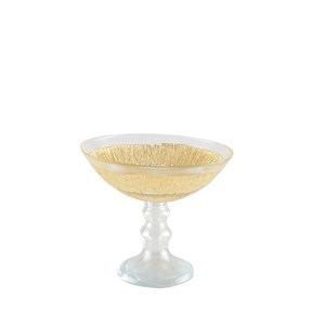 Coupe sur pied dorée - soleil