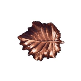 Coupelle feuille marron